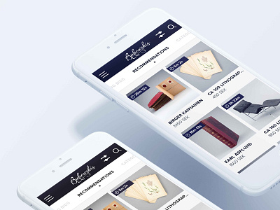 Bukowskis - Online Auctions ios mobile ui ux