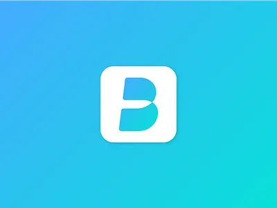 Bridgeme Logo1 b bi branding gradation icon logo mobile symbol