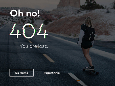 404 page #008 008 404 chelinge dailyui