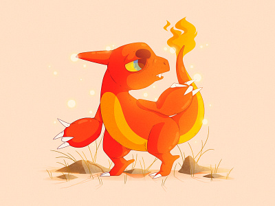 Charmeleon | #5 5 artwork charmeleon gaming illustration monster nintendo pocket pokemon