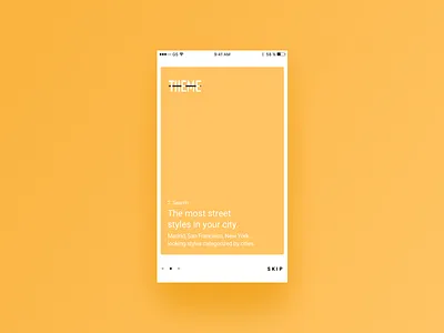 onBoarding clean daily minimal onboarding ui