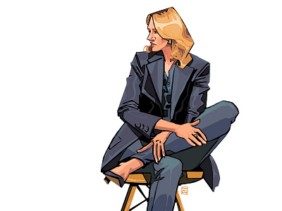 Day Twelve. Rowling art character digital draw harry potter illustration novelember sit writer
