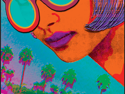 Agent Orange art print collage digital illustration