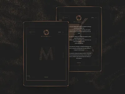 Perfectus concept desktop ecommerce fashion leather minimal minimalism site ui ux web