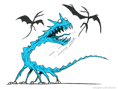 Dinosaur Creature animation character creature design dinosaur draw dinovember drawing fake dinosaur pen sketch sketchbook