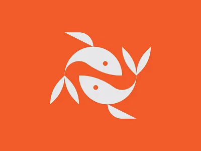 Fish Cycle cycle fish icon logo nature symbol
