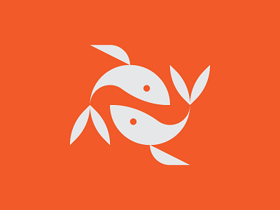 Fish Cycle cycle fish icon logo nature symbol