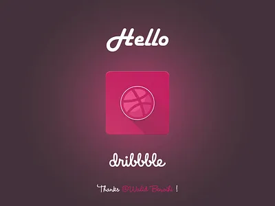Hello Dribbble first shot