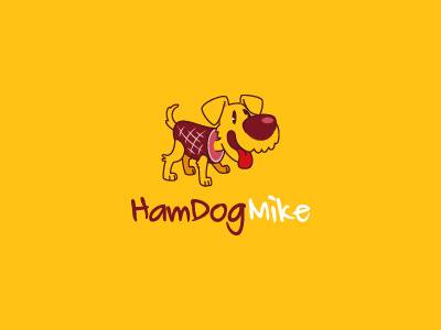 Hamdogmike cute dog funny ham hamdog mascot