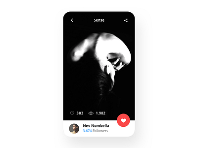 Minimal Social photo Network concept daily dailyui freebie minimal photo sketch social ui uikit