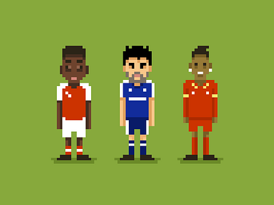 Pixel Footballers bitmap football pixel soccer