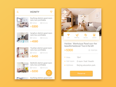 Rental housing housing，app，yellow let，rental，house，rental