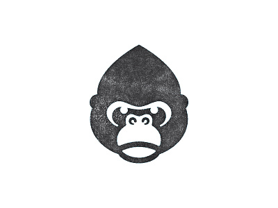 Gorilla animal brand gorilla icon jungle logo texture