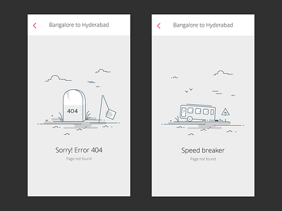 Error Message Screens. 404 design illustration