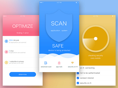 Security scanning ui，app