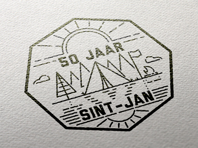 50 jaar Sint-Jan camp campfire camping fire forrest scouting tent