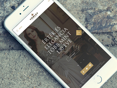 Törley Pezsgőpincészet responsive website design concept bor champagne drink pezsgő responsive törley ui ux vine web webdesign website