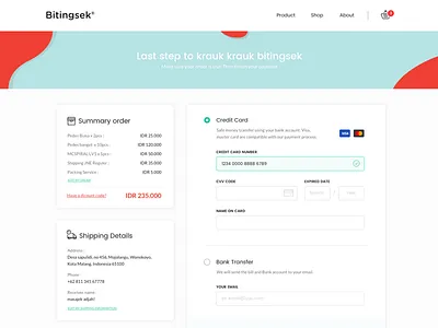 Checkout process Exploration chekout ecommerce payment ui ux