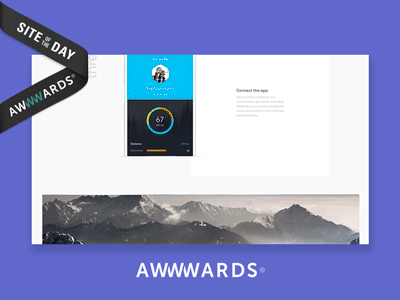 Carv.ai Site of the Day Awwwards award awwwards order site of the day ski sotd winter