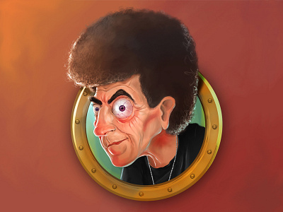 Mr. Krebo caricature character design games illustration rock