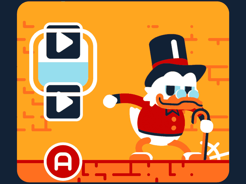 Ducktales NES back bits disney duck scrooge tales to