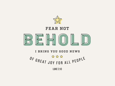 Behold Badge Dribbble badges christmas holiday icon logo mark star typography