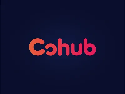 Cohub rebrand coworking design freelance logo office rebrand