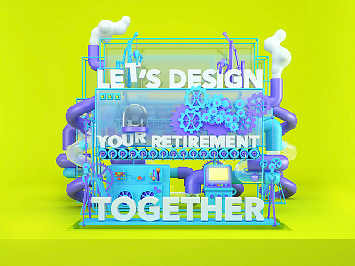 Bankia: Time Flies II 3d advertising bankia campaign cgi color inspire jvg machine render tubes