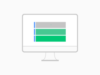 Green it up animation gif ui