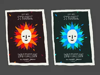 Poster Roughs face illustration poster rough