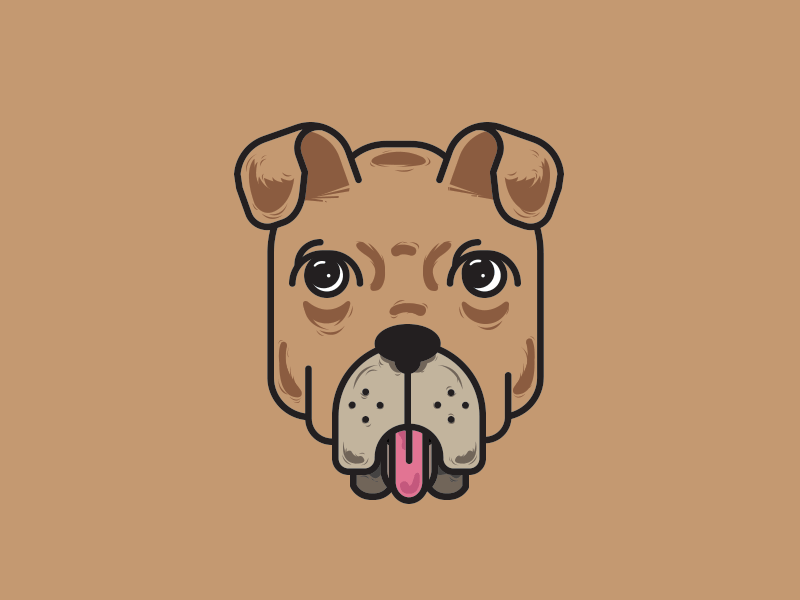 Mister Dog animal animation color drawing flat fun gif illustration ui vector