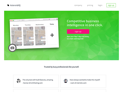 Competitive Intelligence App for Business api app competitive intelligence screenshot 💯 😜