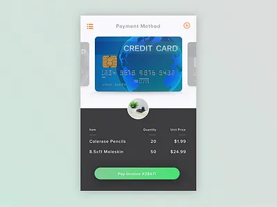 Daily UI 46 - Invoice dailyui design invoice module money uidesign userinterface