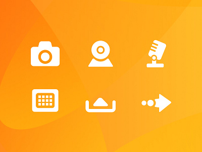 UI Icons design gradient iconography icons product design ui ux