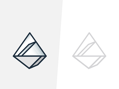 iceberg branding cold ice iceberg icon identity snow symbol