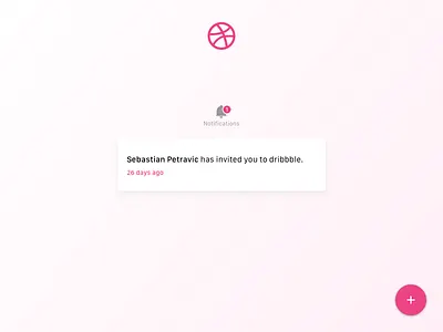 Dribbble Invitation app design dribble graphic identity invite minimal simple thank ui ux web