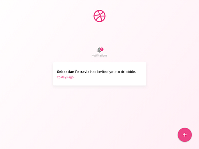 Dribbble Invitation app design dribble graphic identity invite minimal simple thank ui ux web