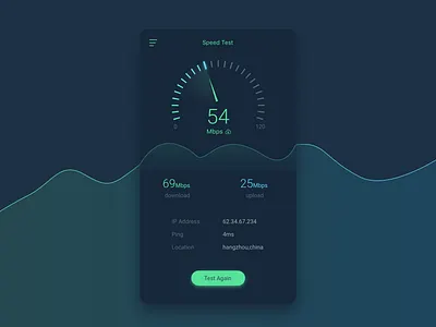 Day 012 - Speed Test data ui