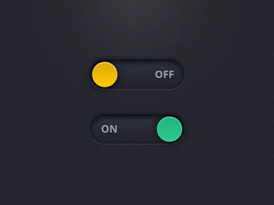 On/Off Switch - Daily UI #015 dailyui flat gradient ios off on shadow skeuomorphism switch ui