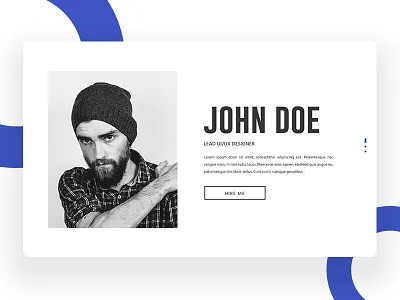 Personal CV Concept #1 agency creative cv design personal portfolio psd template ui ux