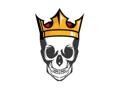 Skull King Logo | eSports Logo esports king logo mascot sale skull sports team