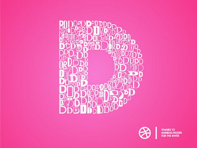 Dribbble Thanks dribbble d hello thank you typography