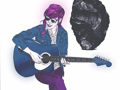 Heather McEntire illustration inktober lgbtq pen and ink portrait