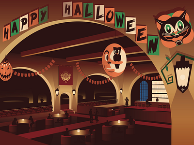 The Tip Top Club 1930s bar cocktail concept imagineering theme park themed design tower of terror vintage walt disney world
