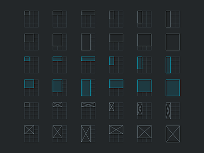 Widget Icon Assets assets blue dark design grey grid icon ios iphone mobile ui ux