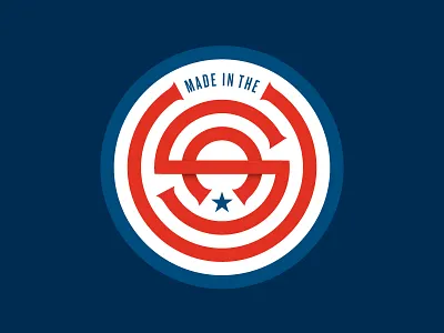 Made in the USA america logo made here pride stars stripes