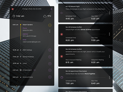 Schedule App app calendar ios iphone mobile schedule