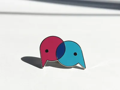 Friends IRL enamel pin enamel faces friends logo photo pin pingame