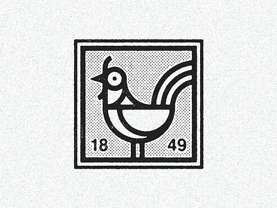 November 15, 1849 bird chicken daily history farm icon illustration rooster