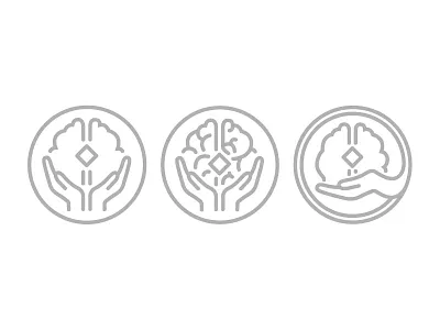 IESEC Symbol brain branding education icon identity isotype line logo
